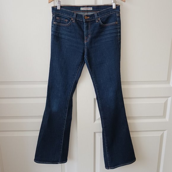 J Brand Women's 800 Ink Mid Rise Flare Leg Jeans Size 29 - Picture 1 of 12